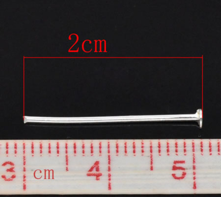 700x nietstiften lichtzilver 20 mm