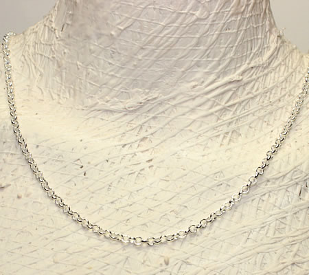 Ketting / Jasseron Licht Zilver
