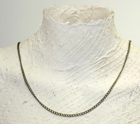 5 meter bronskleurige ketting