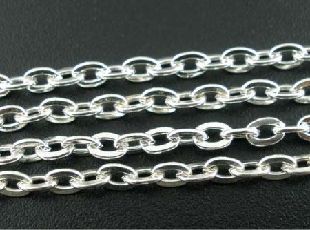 5 meter ketting Licht zilver