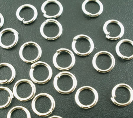 Open Ring Donker Zilver