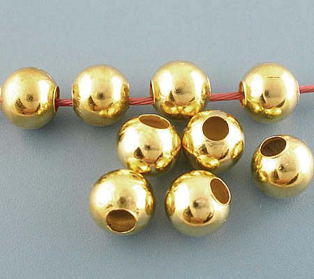 300x metalen kraaltjes Goudkleurig