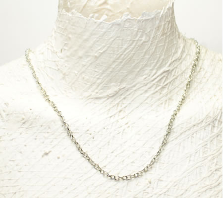 Ketting / Jasseron Donker Zilver