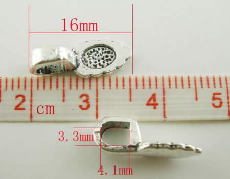 Hanger met Plakvlak Donker Zilver