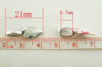 Hanger met Plakvlak Donker Zilver
