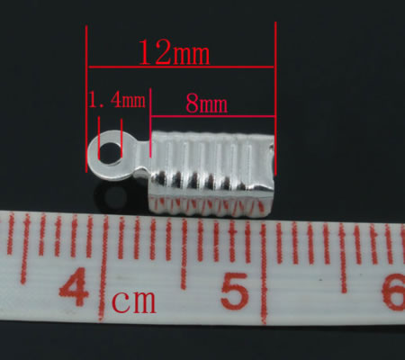 30x koordklem donker zilver