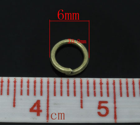 Open ring 6 mm