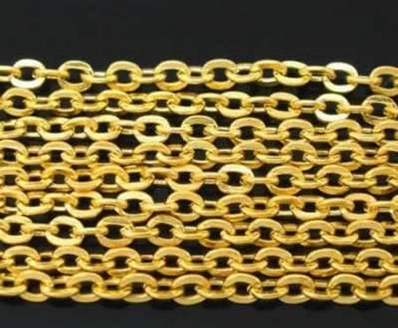 Ketting / Jasseron Goudkleurig