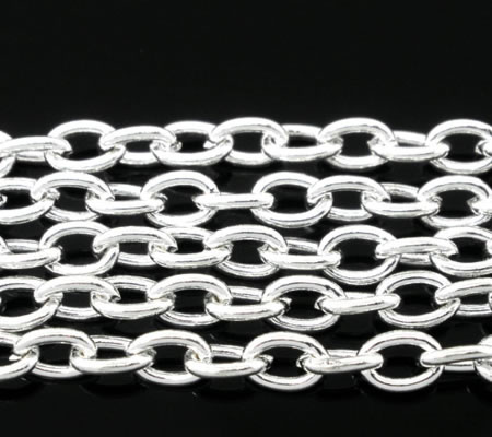 Ketting / Jasseron Kleur Licht Zilver