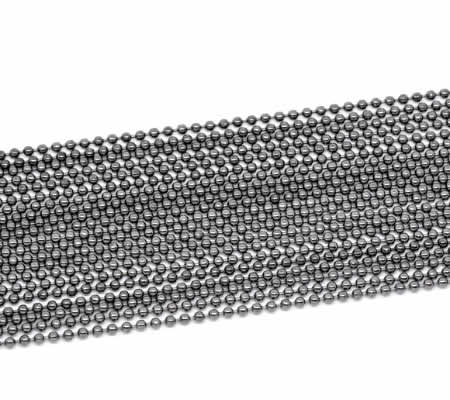 Ballchain Antraciet 2.4 mm