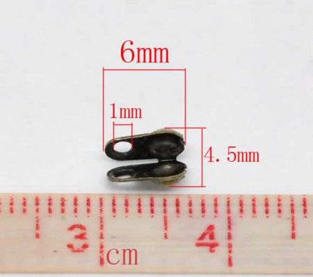 25x Kalotjes 6 x 4.5 mm / brons