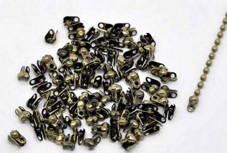 25x Kalotjes 6 x 4.5 mm / brons
