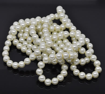Glasparel 10 mm Gebroken Wit