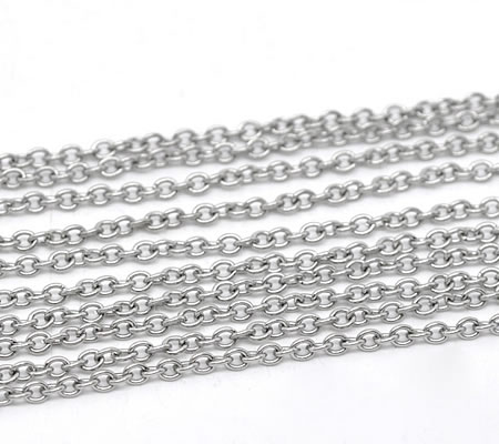 5 meter Roestvrijstalen  jasseron/ketting (304)