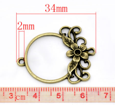 1x Hanger met bloemetjes