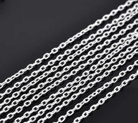Ketting / Jasseron Licht Zilver
