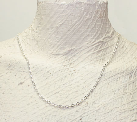 Ketting / Jasseron Licht Zilver