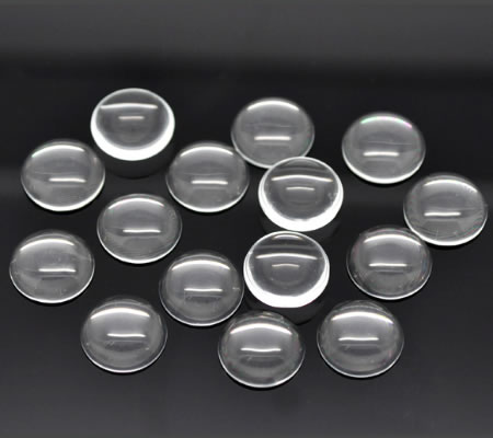 Glazen Cabochon rond 16 mm