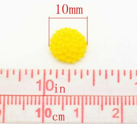 Cabochon Chrysant Lila
