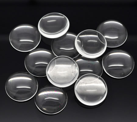 Glazen Cabochon rond 22 mm