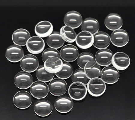Glazen Cabochon rond 8 mm