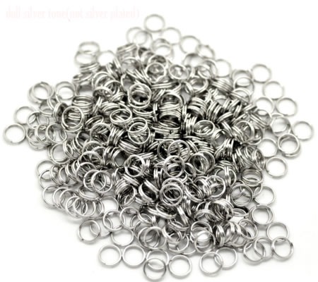 50x roestvrijstalen (304) Splitring 7 mm
