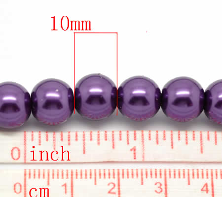 Glasparel Snoertje 10 mm Paars