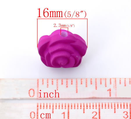 1x Mat Bloemkraaltje Rood