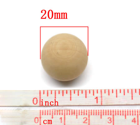 Houten bal zonder rijggat