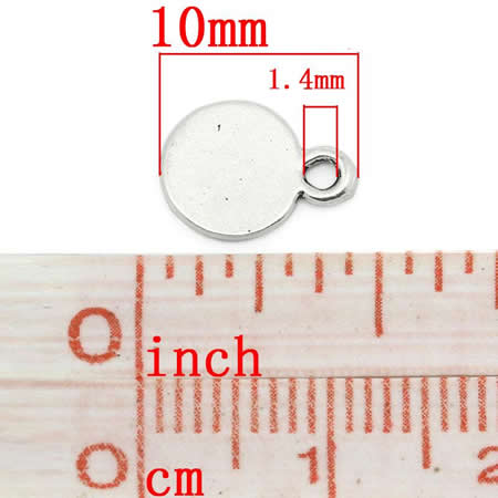 20 stuks Mini Bedeltjes Licht zilver
