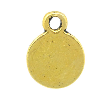 20 stuks Mini Bedeltjes Oud Goud