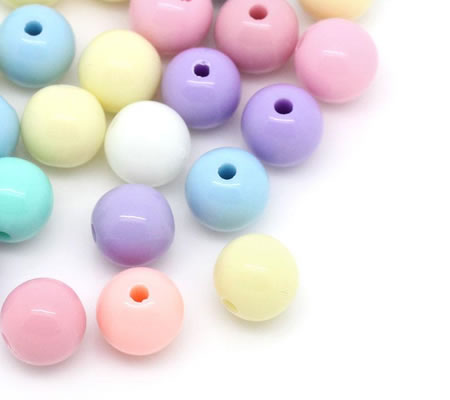 50x Acryl Kraaltjes Pastel 8 mm