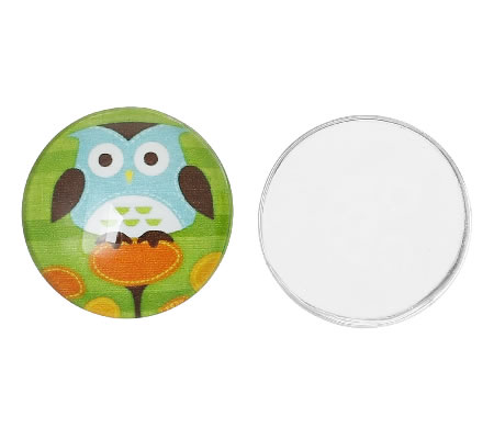 Glazen Cabochon Uiltje