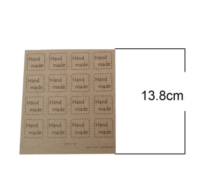 1x Velletje Handmade met 16 stickers