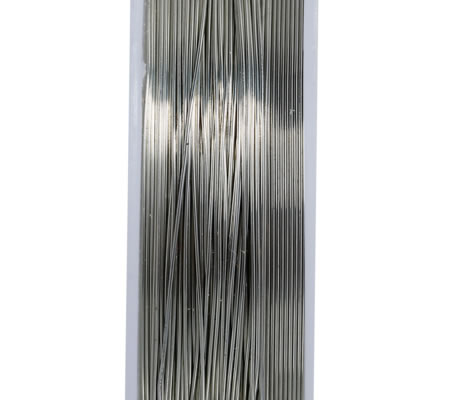 Rol Metaaldraad 0.4 mm Donker Zilver