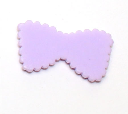 1x Strikje Cabochon Geel
