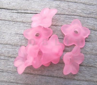 Frosted Bloemetje Roze