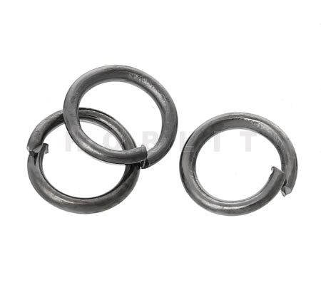 Open Ring 5 mm Antraciet