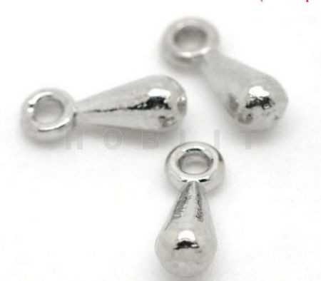 Pegelvormig Ketting Sluiter Donkerzilver