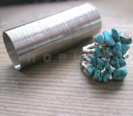 10 Loops Memorywire 2.2 Cm Lichtzilver
