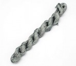 Bosje nylon koord 2 mm grijs