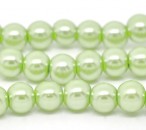Snoertje Glasparel 4 mm Pastel Groen