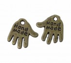 20 stuks "Hand made" Bedel brons