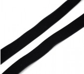 1 Meter Fluwelen Velours Band Zwart 13 mm