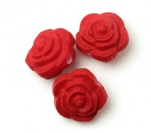 1x Mat Bloemkraaltje Rood