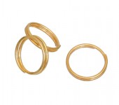 50x Split Ringen Goudkleurig