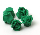 1x Fimo Roosje Donker Groen