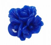 1x cabochon Kobalt Blauw