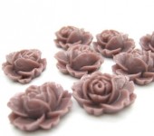 1x roosje Donker Oud Roze/Lavendel