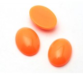 1x Cabochon Acryl Oranje